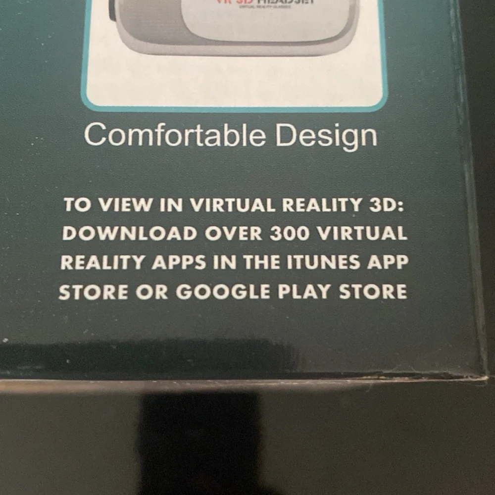 Virtual Reality 3D VR Headset - Black